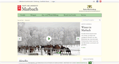Desktop Screenshot of gestuet-marbach.de